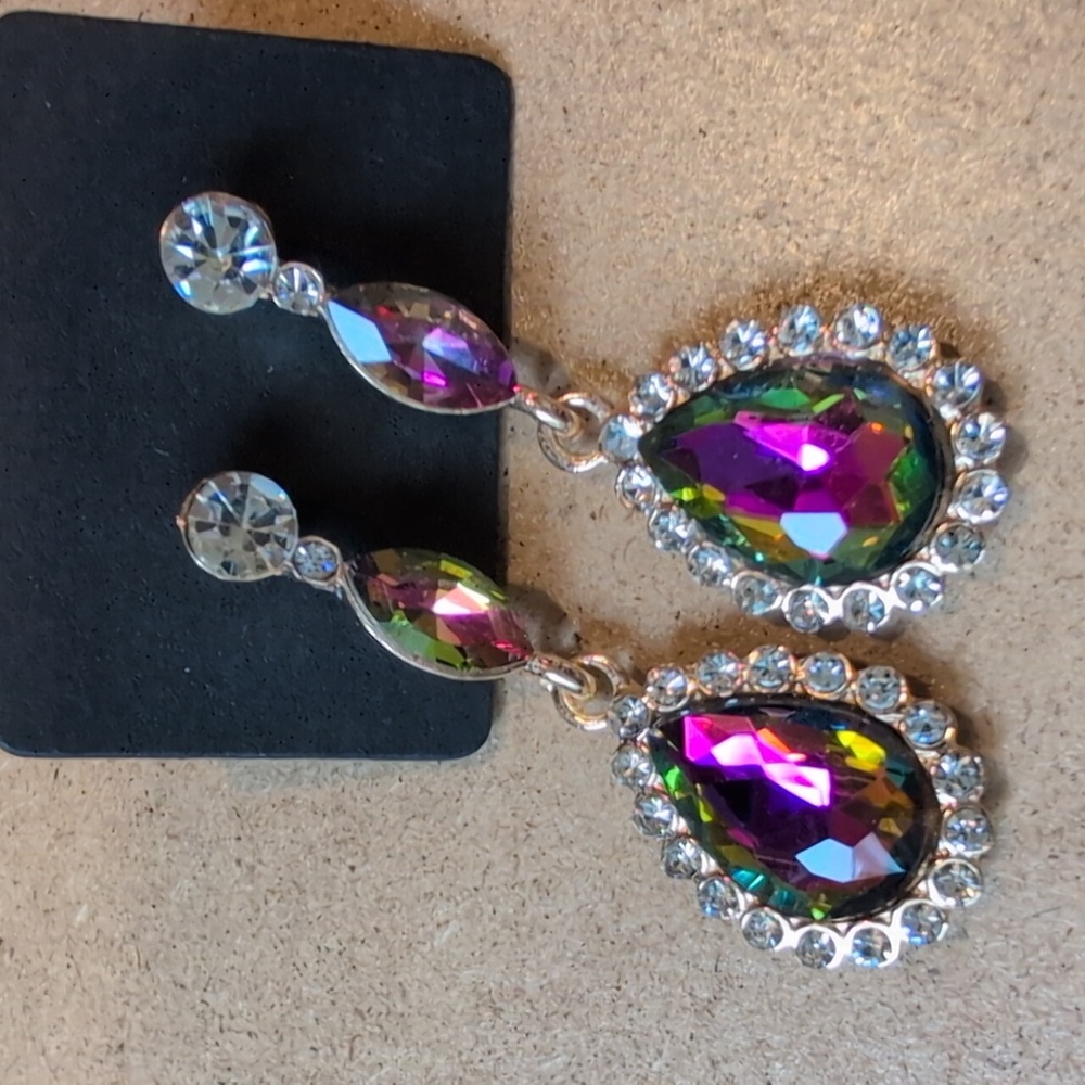 Gold Glamorous Statement Earrings